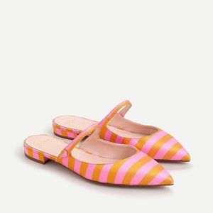 J Crew Mary Jane Striped Mules